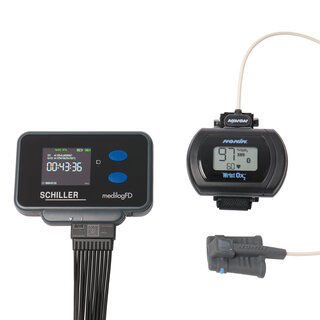 with optional SpO2 sensor | © SCHILLER