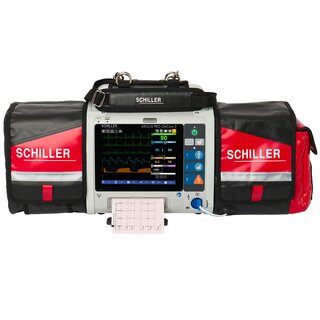 Robust, compact, lightweight defibrillator/monitor
