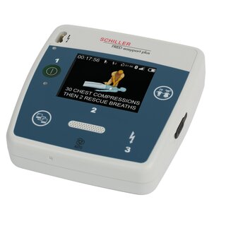 Small and powerful defibrillator | © SCHILLER