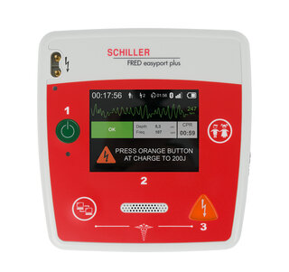 Small and powerful defibrillator | © SCHILLER