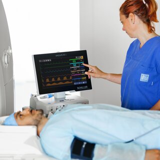 Patient monitoring in an MRI environment | © SCHILLER