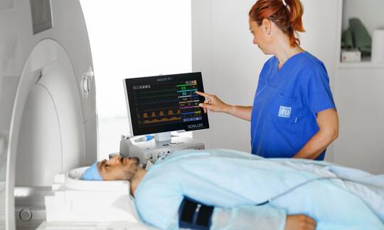 Patient monitoring in an MRI environment | © SCHILLER