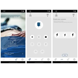 Mobile app for training devices  | © SCHILLER